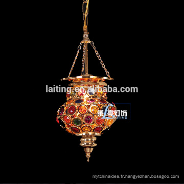 Ltern pendentif marocain, or décoration marocaine lampe